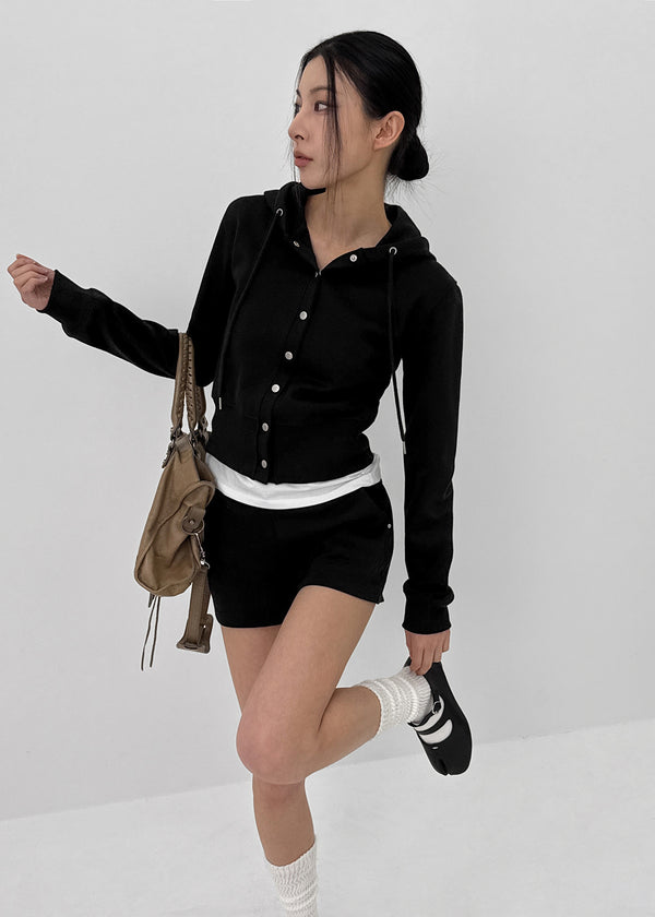 [MADE] Plain Cotton Rivet Shorts