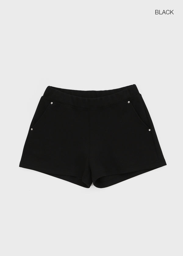 [MADE] Plain Cotton Rivet Shorts