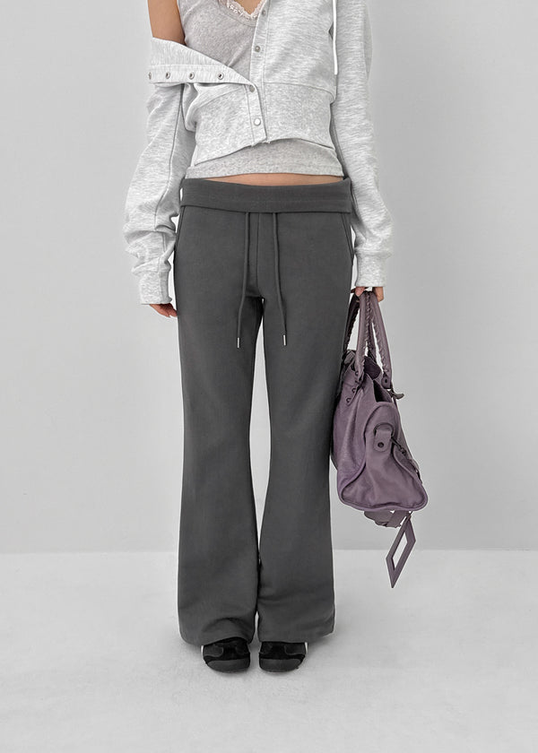 Binless Bootcut Banding Pants