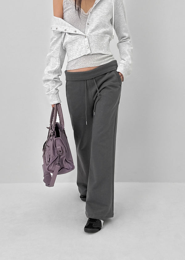 Binless Bootcut Banding Pants