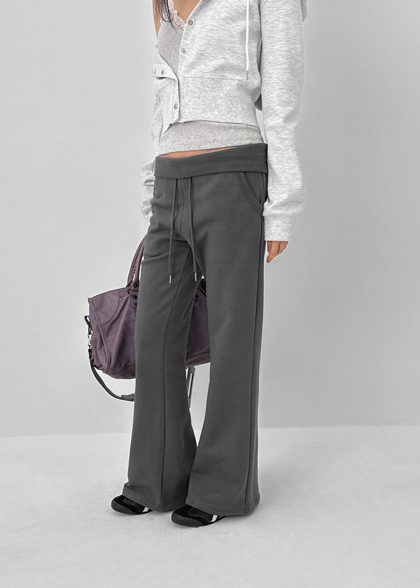 Binless Bootcut Banding Pants