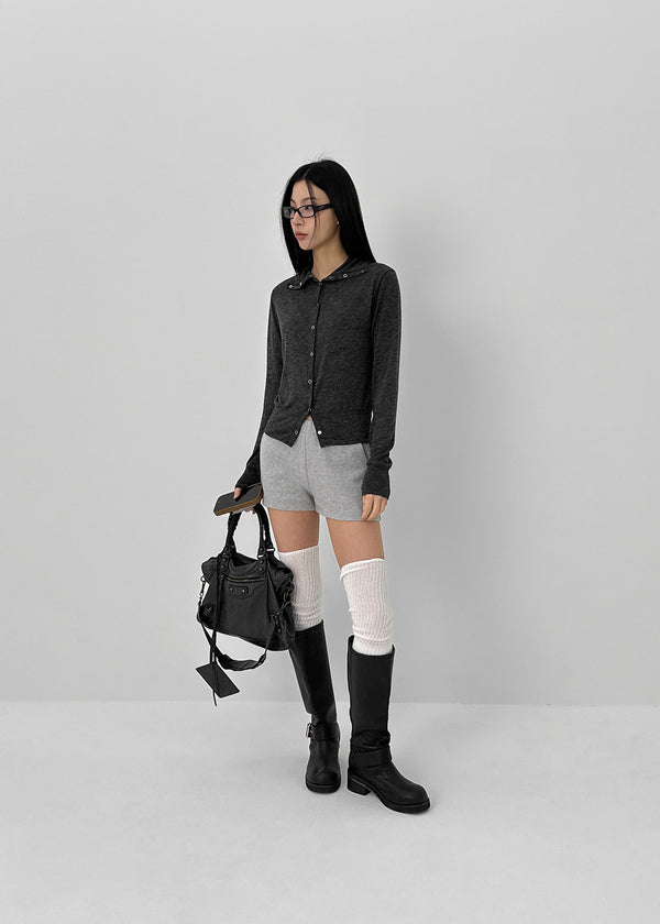 [MADE] Plain Cotton Rivet Shorts