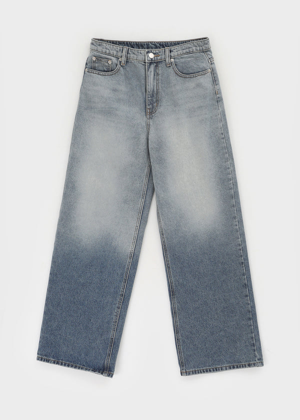 Koea Washed Wide Denim Pants