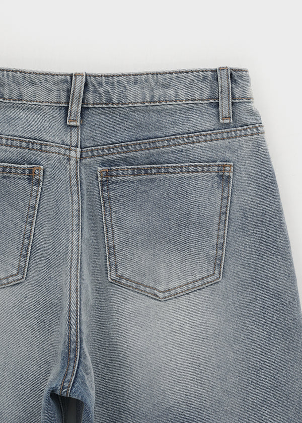 Koea Washed Wide Denim Pants