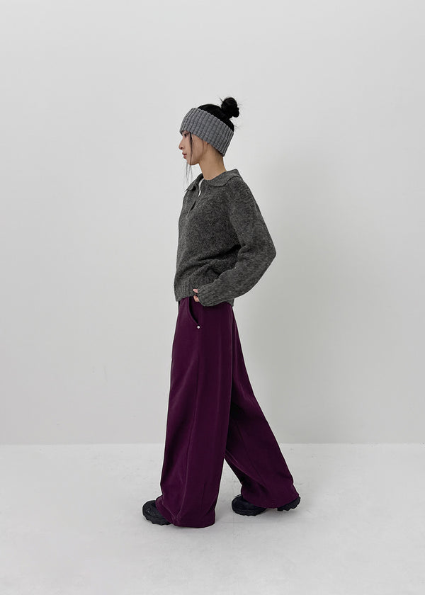 [MADE] Hirose Panel Rivet Balloon Banded Pants