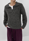 Yelper Wool Open Collar Knit