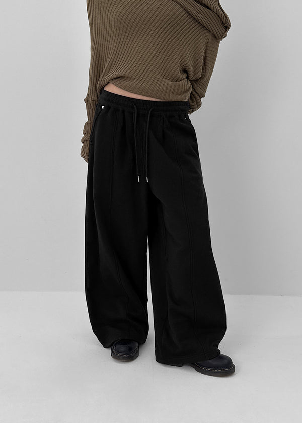 [MADE] Hirose Panel Rivet Balloon Banded Pants