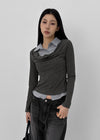 Shandle Drape Layered Shirt