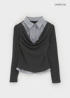 Shandle Drape Layered Shirt