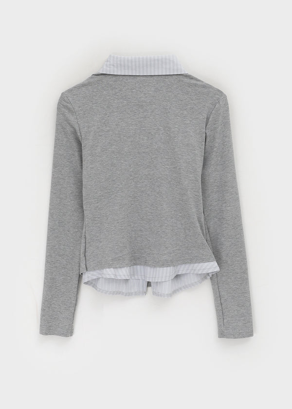 Shandle Drape Layered Shirt