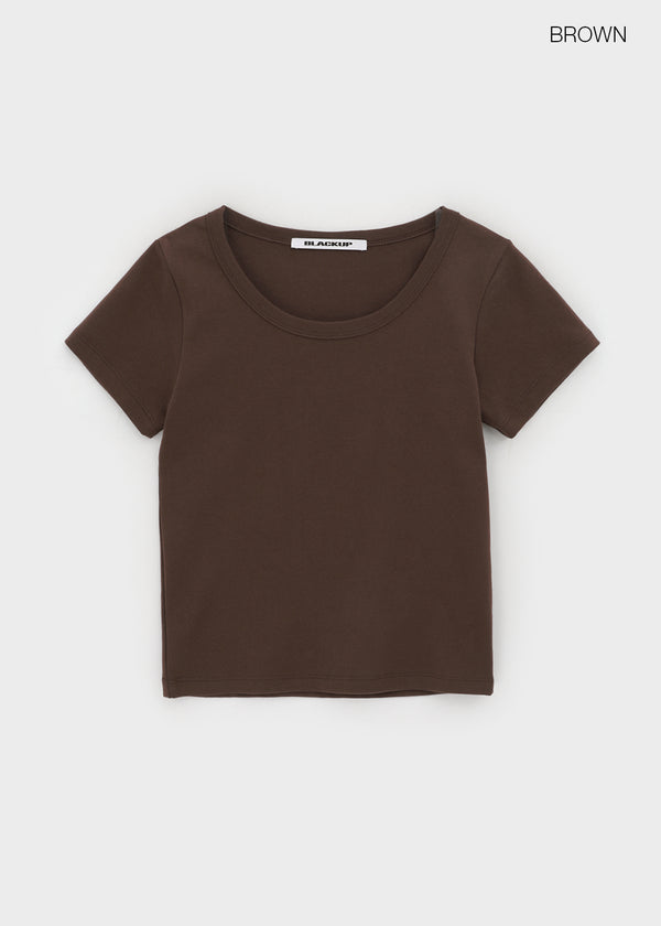 [B-BASIC] 標準U領短袖T恤 (2SIZE)