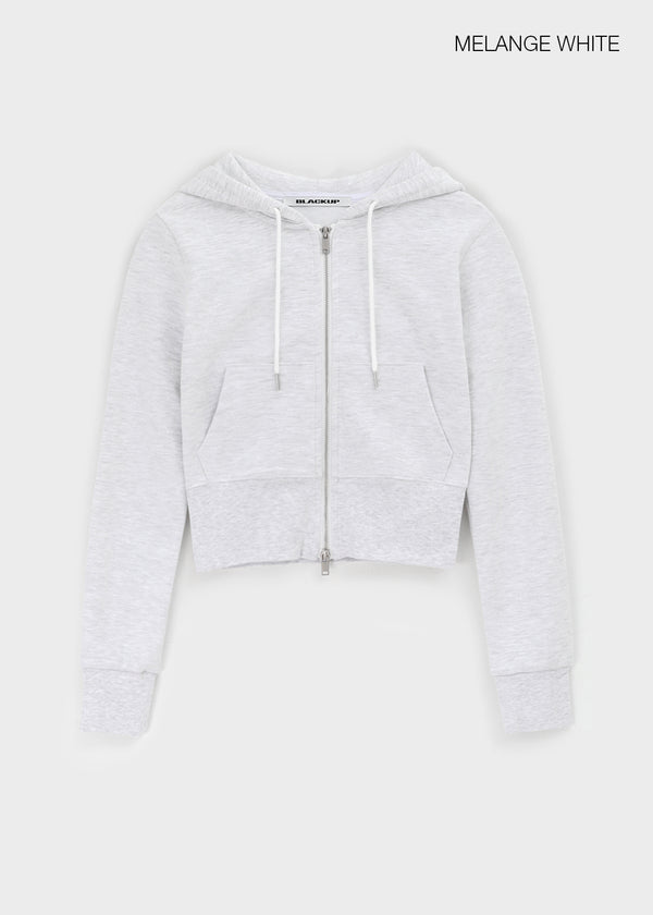 [B-BASIC] Light Sweat Slim Hooded Zip-Up