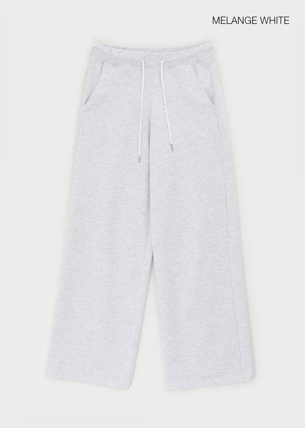 [B-BASIC] Light Sweat Straight Banding Pants