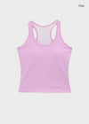 [B-BASIC] Basic Cotton Span Mango Halter Neck Sleeveless (Built-in Cap)