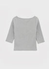 [B-BASIC] Tension Standard Henley Neck 3/4 Sleeve T-shirt (2size)