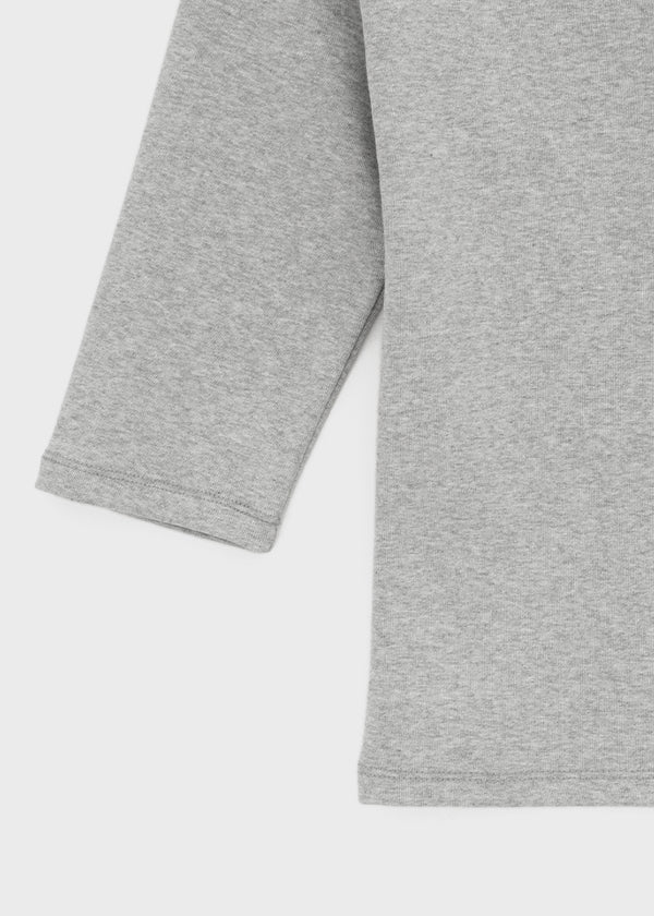 [B-BASIC] Tension Standard Henley Neck 3/4 Sleeve T-shirt (2size)