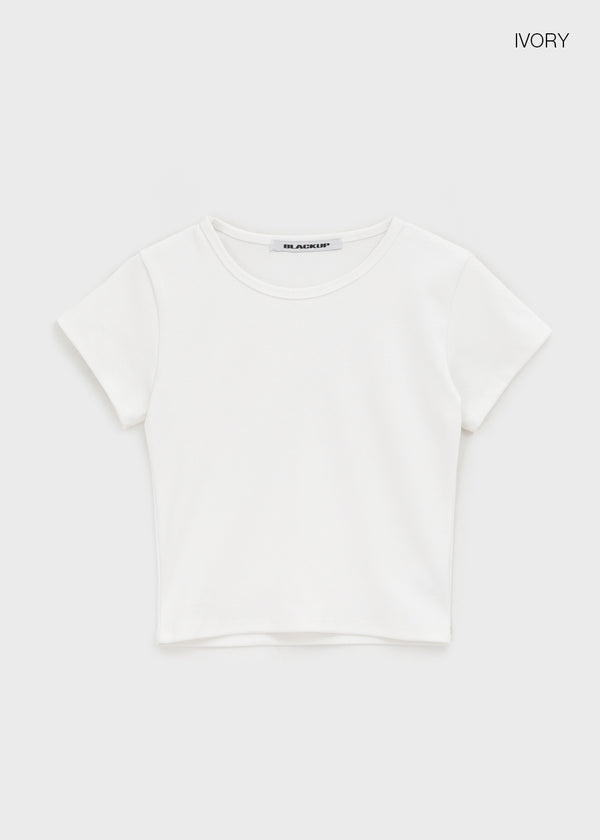[B-BASIC] Tension Standard Round Neck Baby Short Sleeve T-shirt (2SIZE)