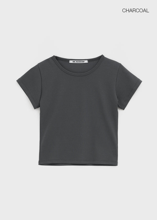 [B-BASIC] Tension Standard Round Neck Baby Short Sleeve T-shirt (2SIZE)
