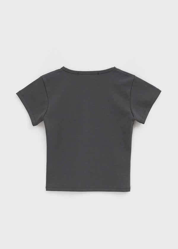 [B-BASIC] Tension Standard Round Neck Baby Short Sleeve T-shirt (2SIZE)