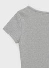 [B-BASIC] Tension Standard Slim U-Neck Short Sleeve Tee (2 SIZE)