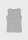 [B-BASIC] Tension Standard Back-Seam U-Neck Sleeveless Top (2 SIZE)