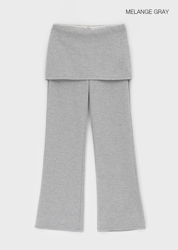 [B-BASIC] AirSweat Bootcut Skirt-Pants (2SIZE)