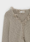 Le Tu V-neck Knit Cardigan