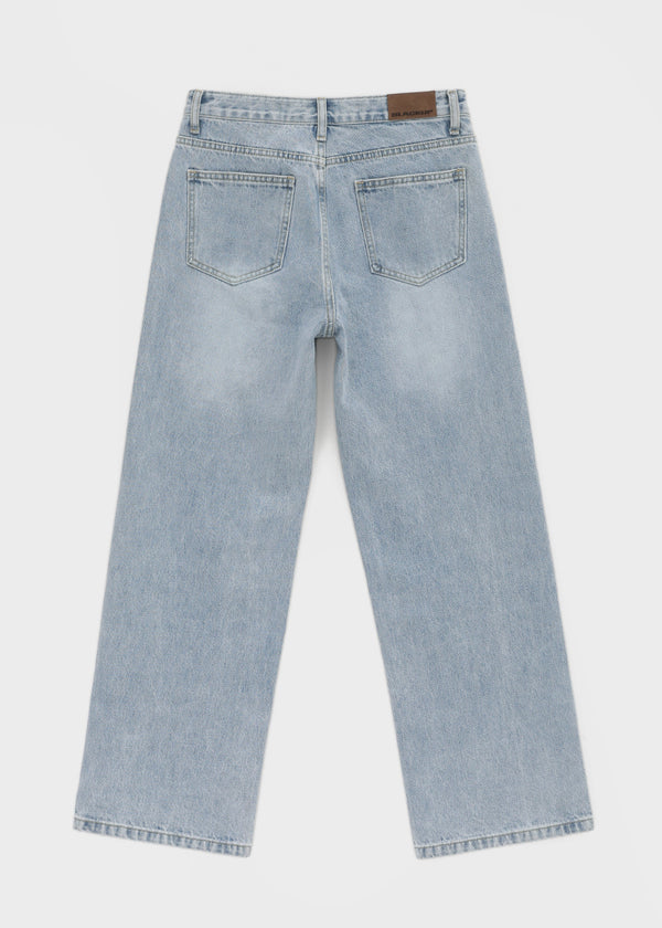 [B-DENIM] LOW VINTAGE STRAIGHT JEANS 052