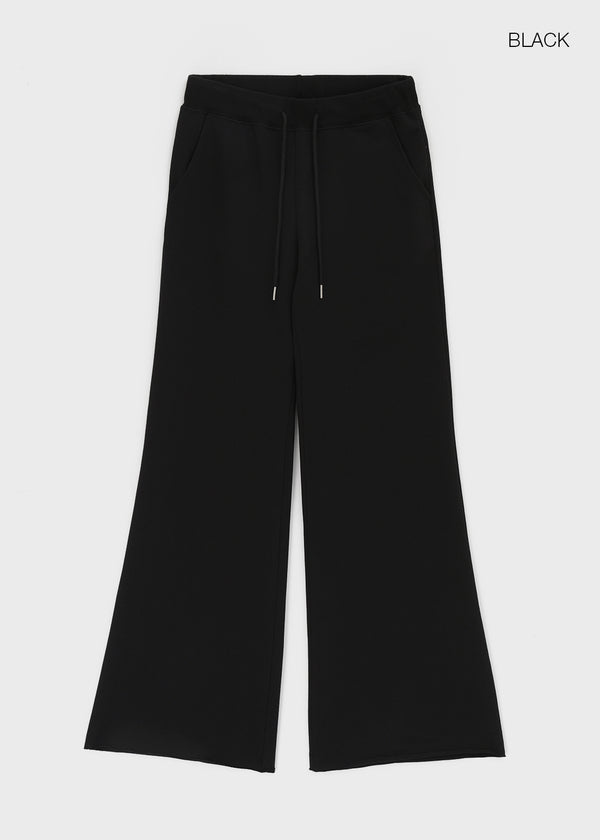 [B-BASIC] Mid-sweat Cutting Bootcut Pants