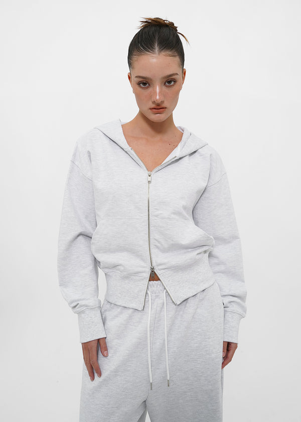 [B-BASIC] Mid-sweat Hooded Zip-up