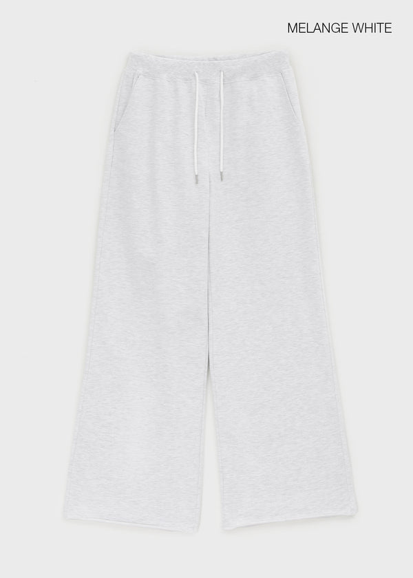[B-BASIC] Mid-Sweat Cut-Out Wide Pants