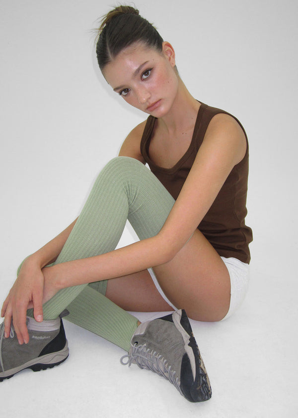 [B-BASIC] Tension Standard Back-Seam U-Neck Sleeveless Top (2 SIZE)