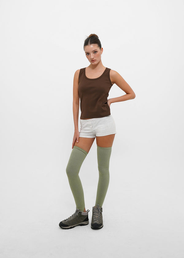 [B-BASIC] Tension Standard Back-Seam U-Neck Sleeveless Top (2 SIZE)