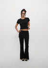 [B-BASIC] AirSweat Bootcut Skirt-Pants (2SIZE)