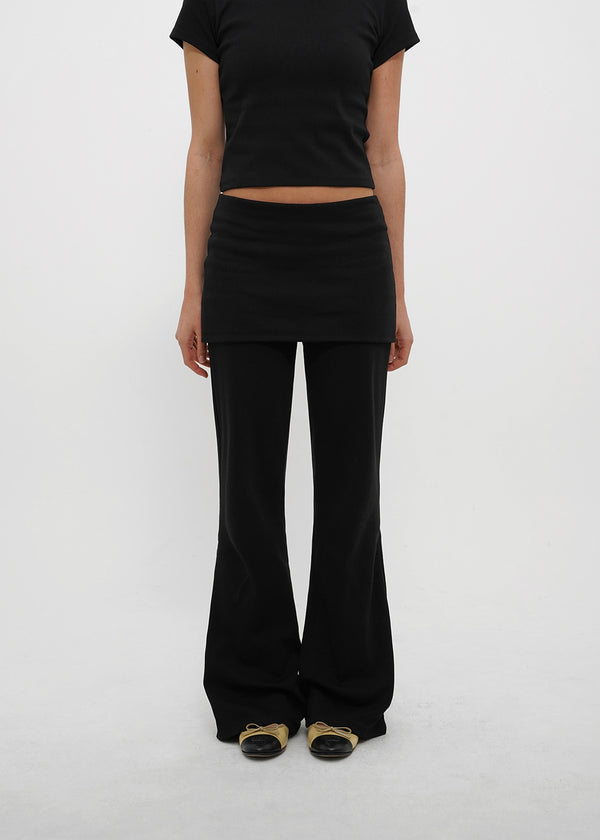 [B-BASIC] AirSweat Bootcut Skirt-Pants (2SIZE)