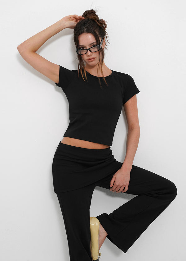 [B-BASIC] Tension Standard Round Neck Baby Short Sleeve T-shirt (2SIZE)