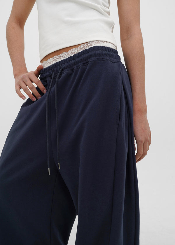 [B-BASIC] Mid-Sweat Folding Two-Way Pants