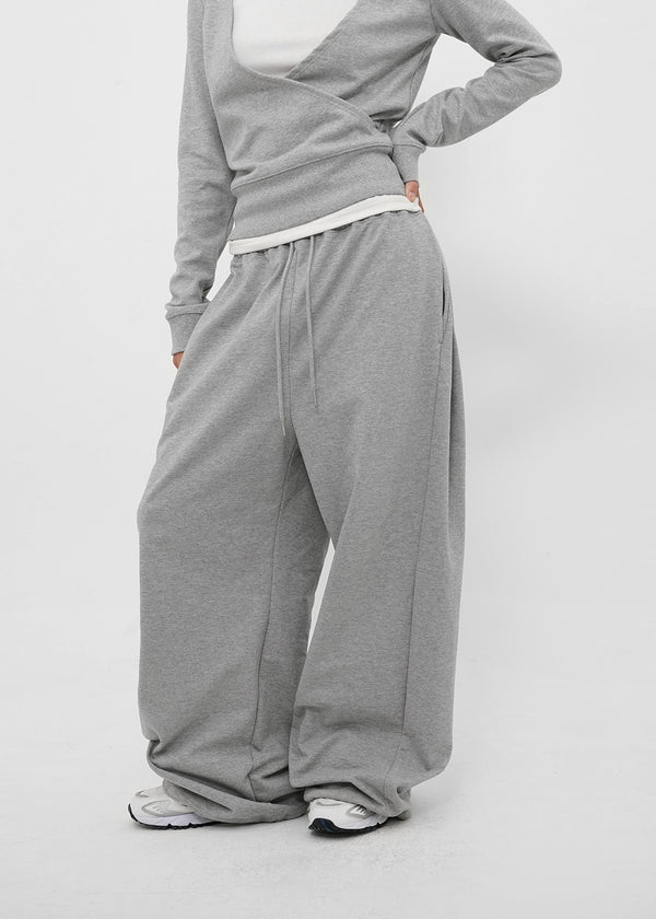 [B-BASIC] Mid-Sweat Folding Two-Way Pants