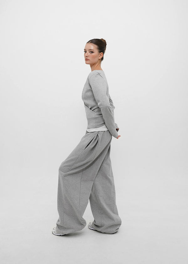 [B-BASIC] Mid-Sweat Folding Two-Way Pants