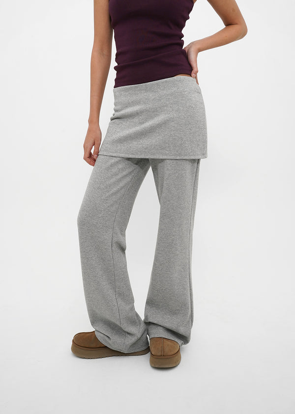 [B-BASIC] AirSweat Bootcut Skirt-Pants (2SIZE)