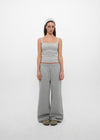 [B-BASIC] Mid-Sweat Cut-Out Wide Pants