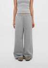 [B-BASIC] Mid-Sweat Cut-Out Wide Pants