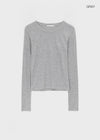 Fredit Tencel Layered Long Sleeve T-shirt