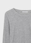 Fredit Tencel Layered Long Sleeve T-shirt
