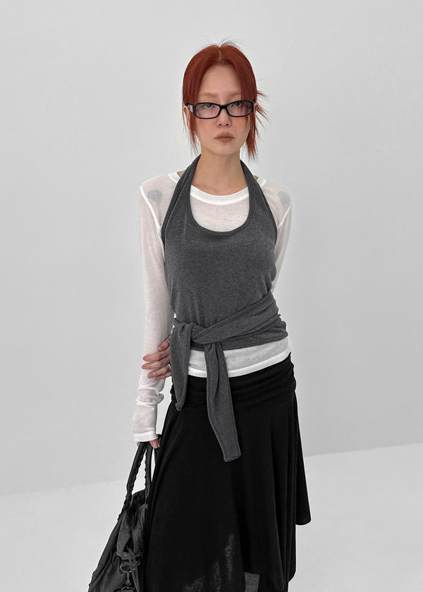 Blessing Halter Strap Sleeveless