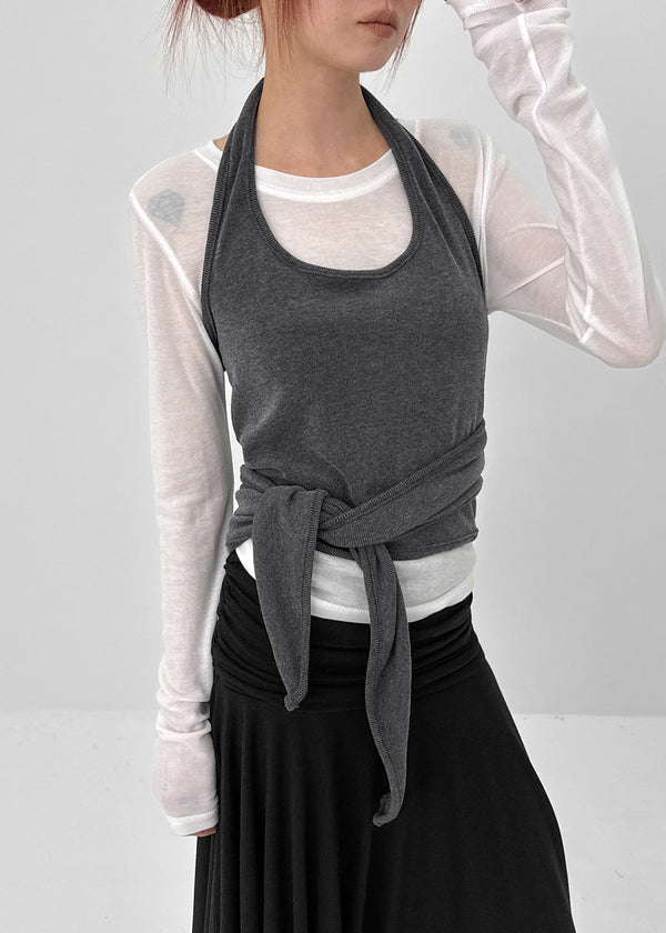 Blessing Halter Strap Sleeveless