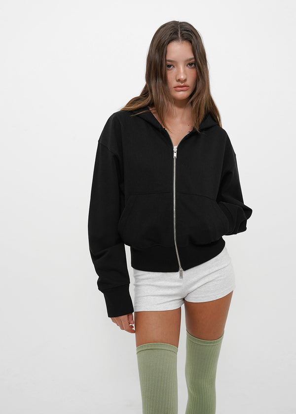 [B-BASIC] Mid-sweat Hooded Zip-up