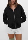 [B-BASIC] Mid-sweat Hooded Zip-up