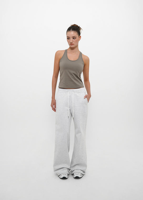 [B-BASIC] Mid-sweat Cutting Bootcut Pants