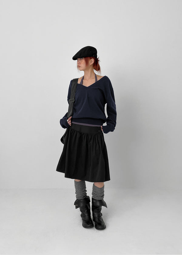 Corey Loose Fit V-neck Knit